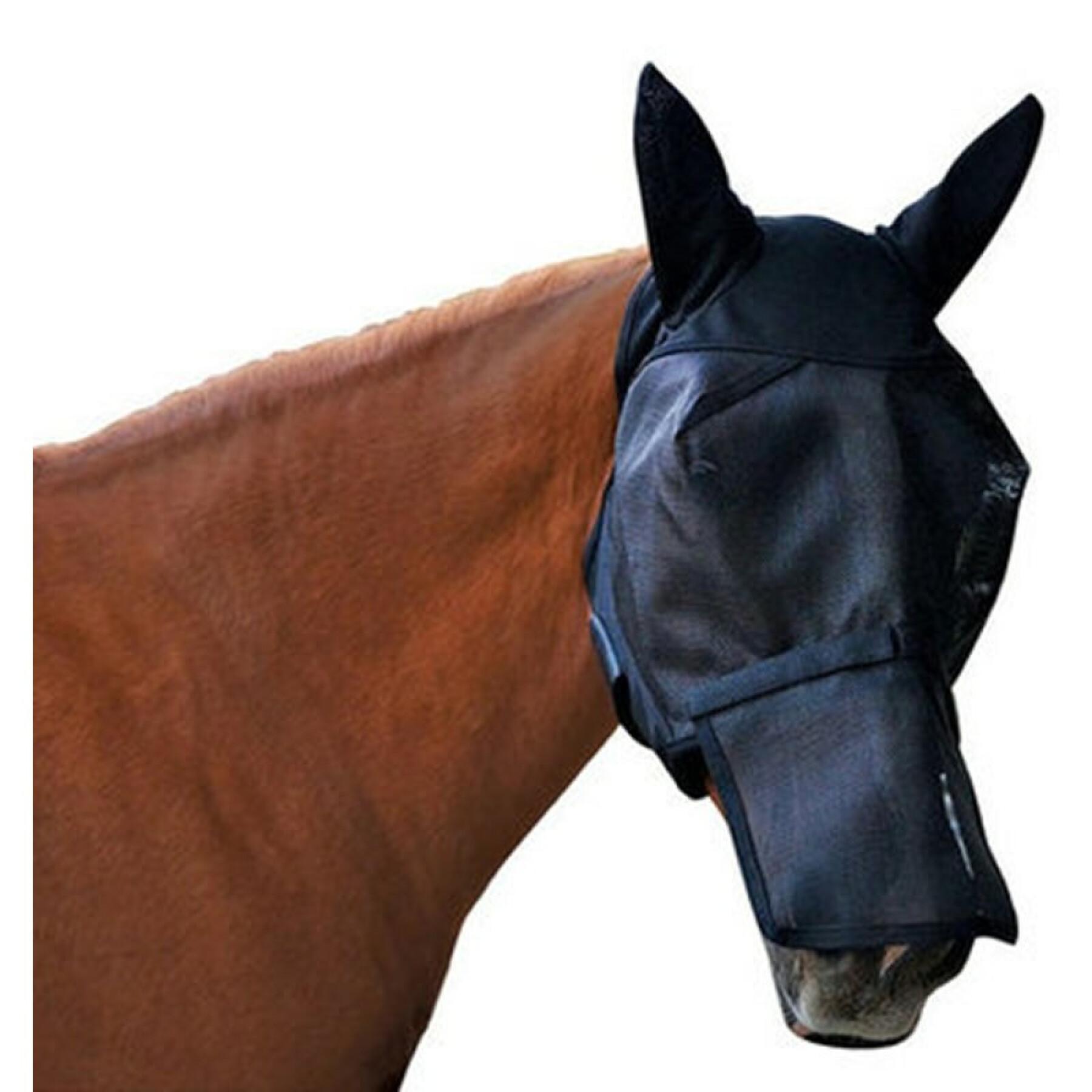 Maska na muchy dla koni z wyjmowanym uchem i nosem Absorbine