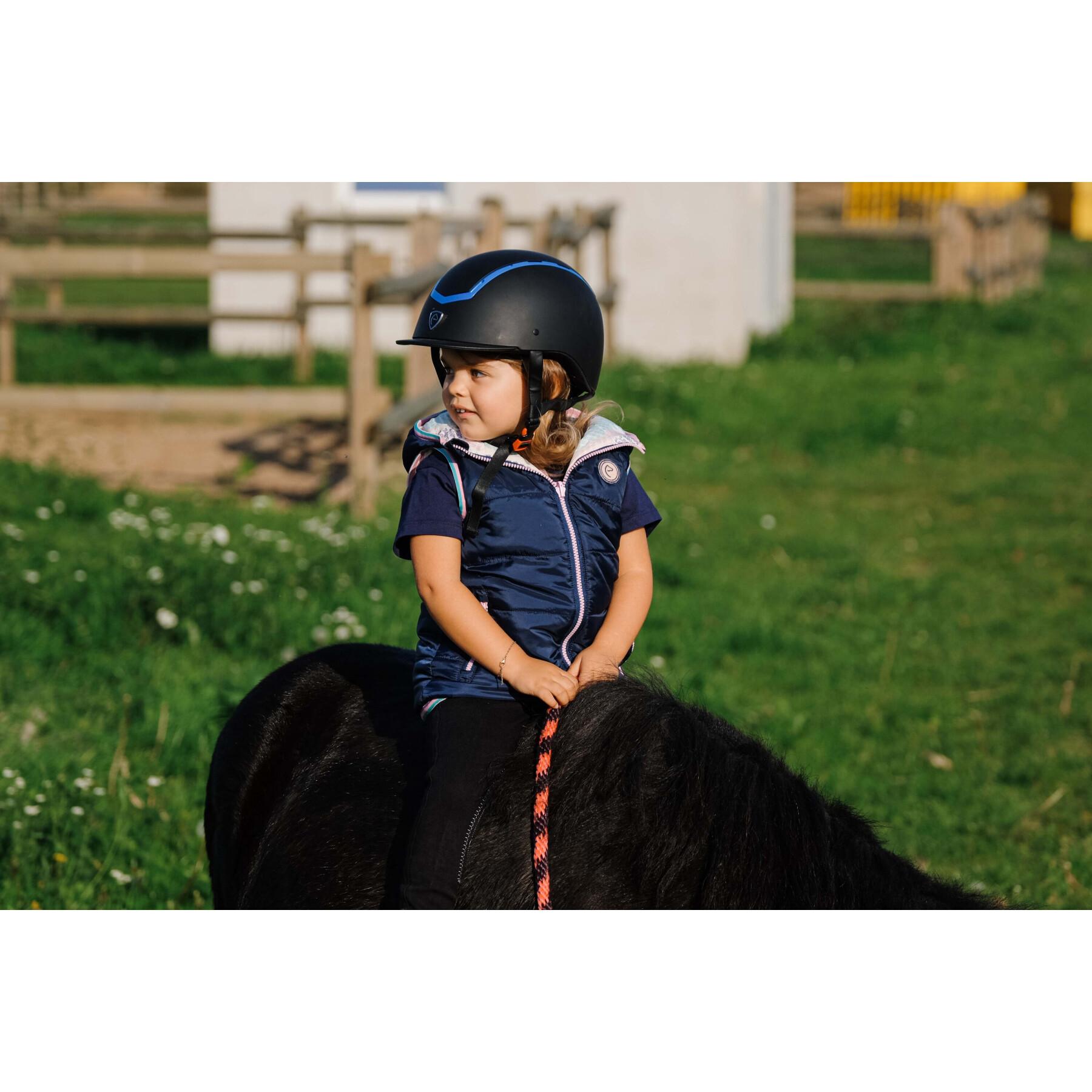 Bez rękawów, dwustronna kurtka jeździecka dla dzieci Equithème Mady