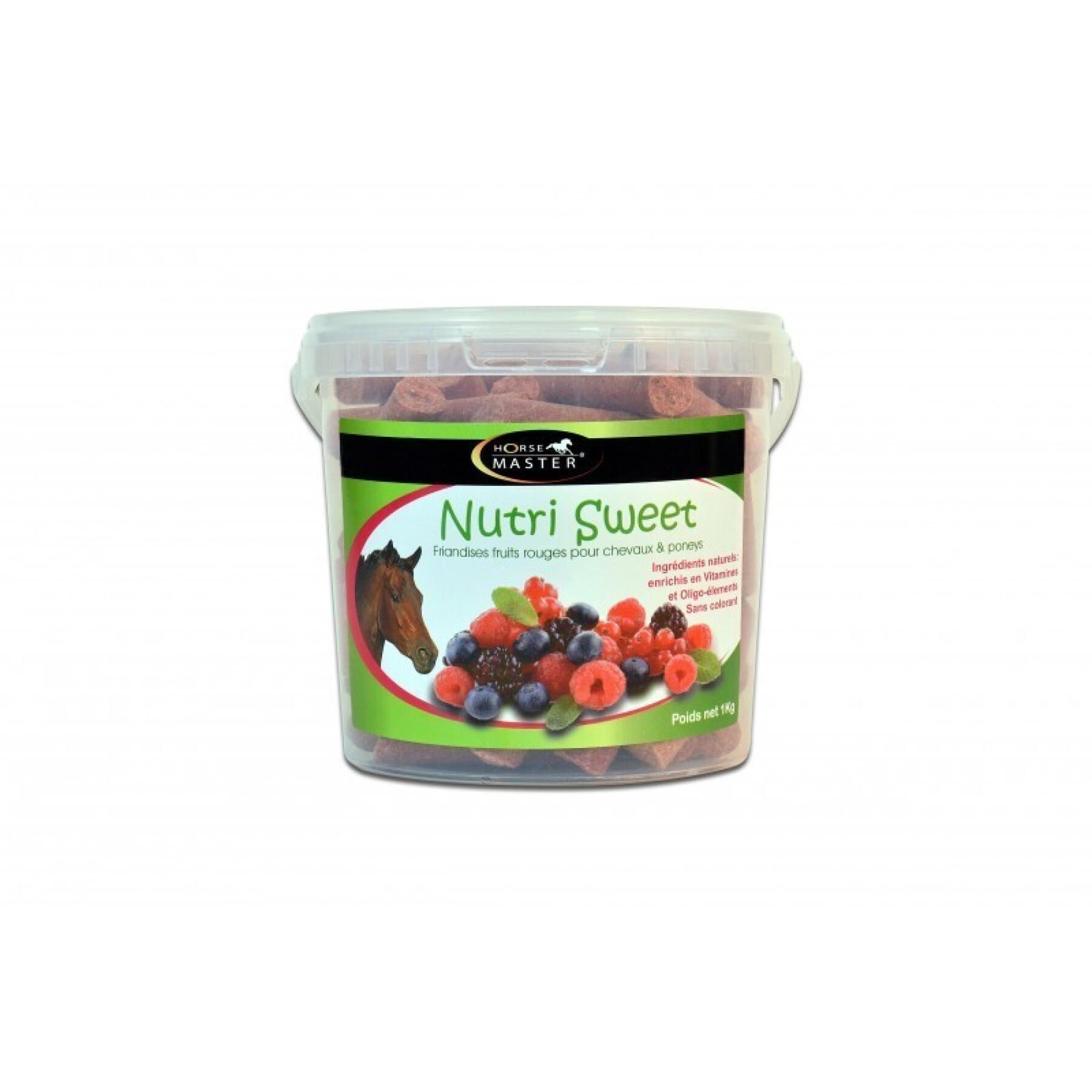 Przysmaki dla koni Horse Master Nutri Sweet - Fruits Rouges 1 kg