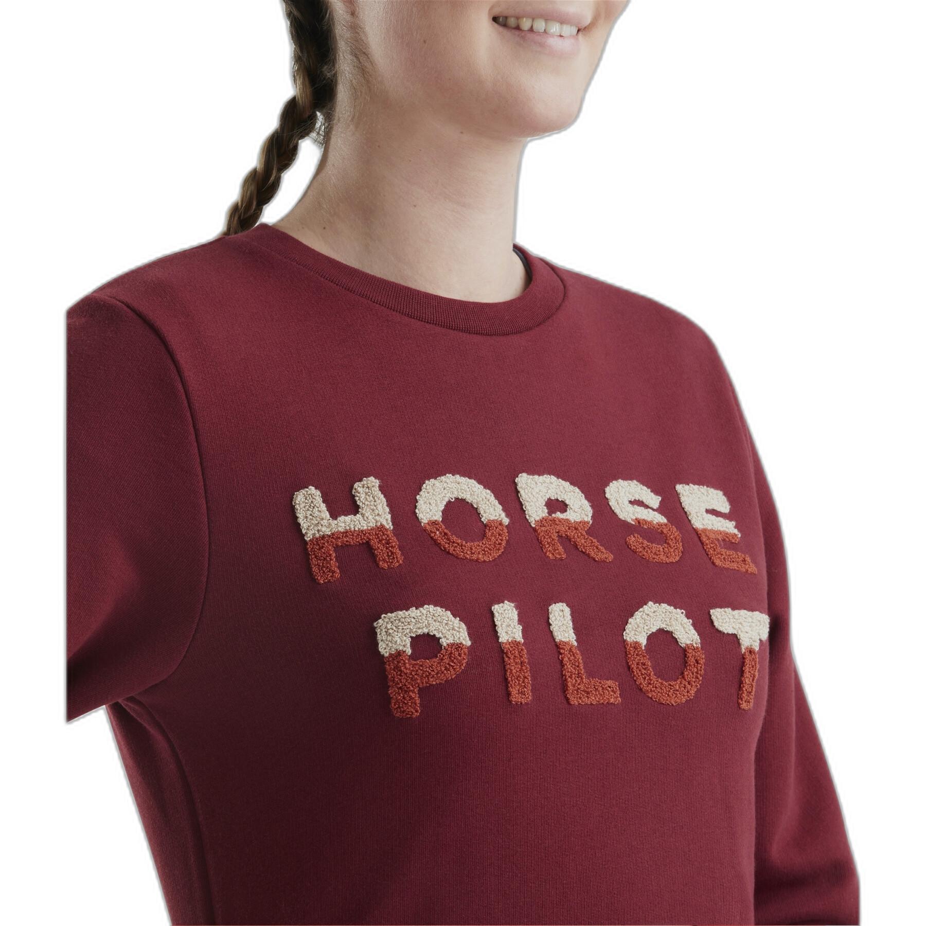 Sweatshirt damska jazda konna Horse Pilot Team