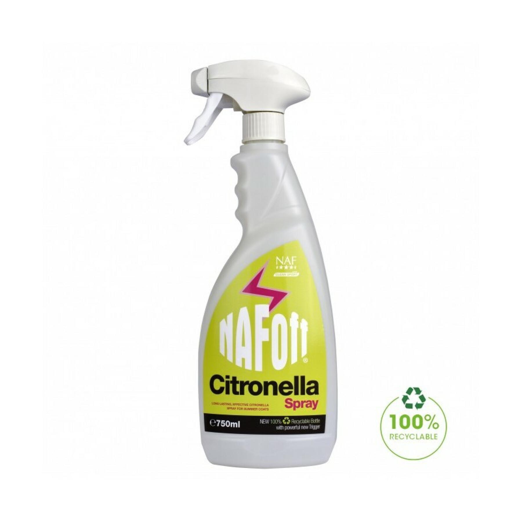 Spray przeciw insektom dla koni NAF Citronella