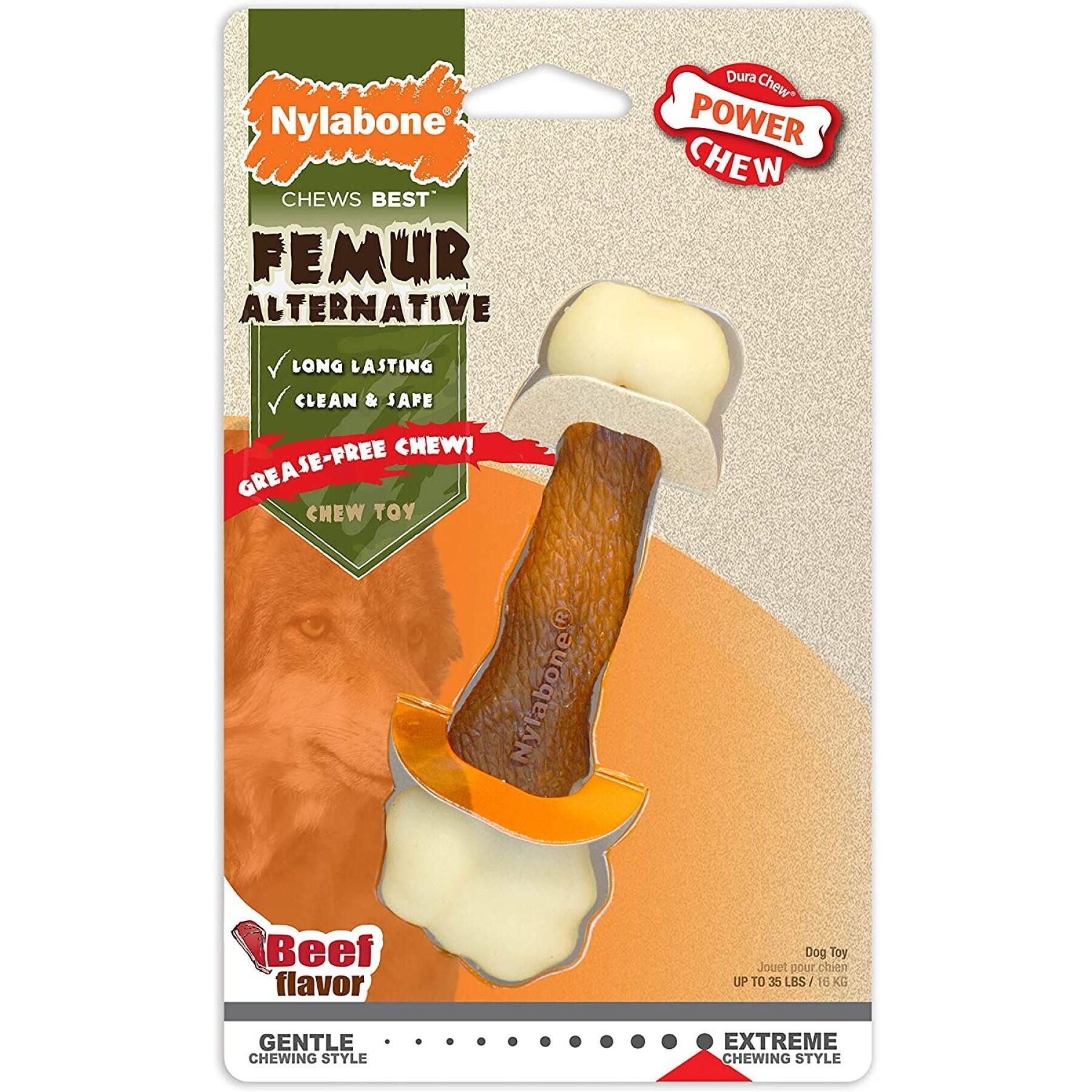 Zabawka dla psa Nylabone Extreme Chew - Femur Beef Flavour L