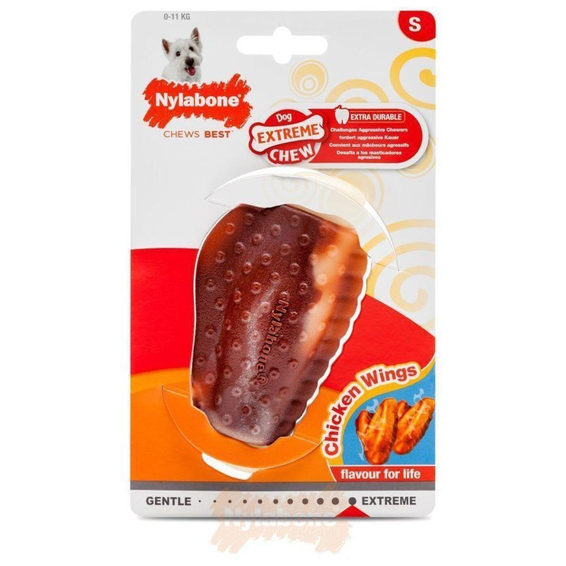 Zabawka dla psa Nylabone Extreme Chew - Chicken Wing S