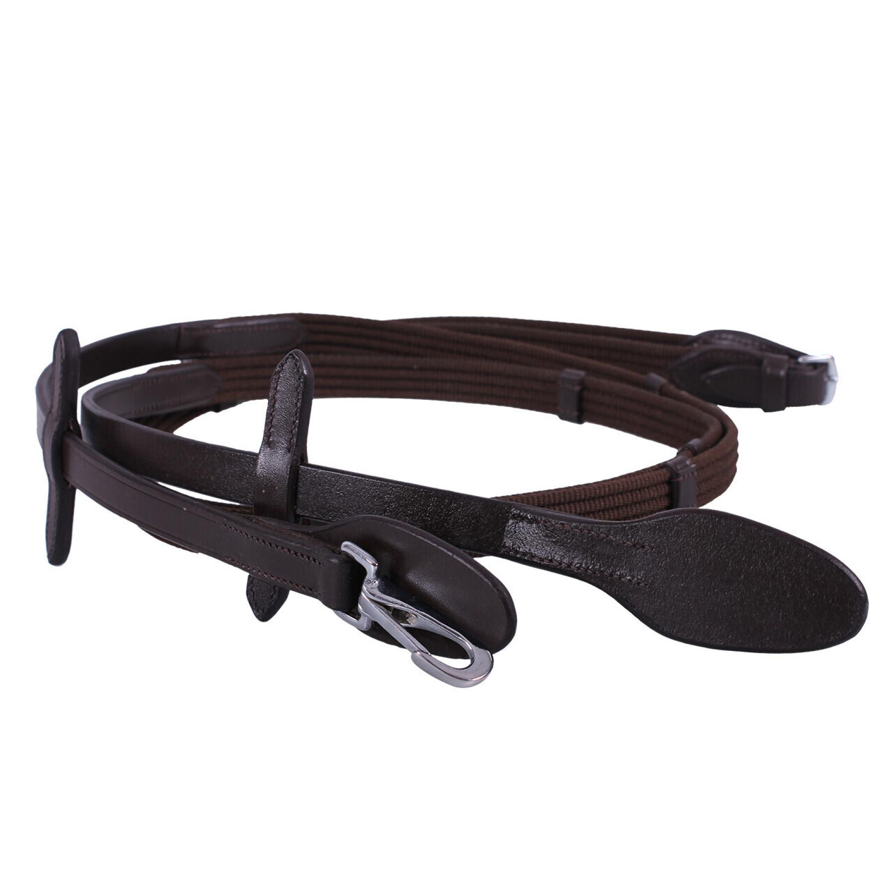 Reins for horses with clip QHP Web